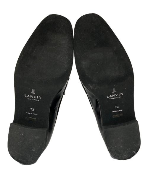 LANVIN COLLECTION（ランバンコレクション）LANVIN COLLECTION (ランバンコレクション) パテントローファー ブラック サイズ:22の古着・服飾アイテム