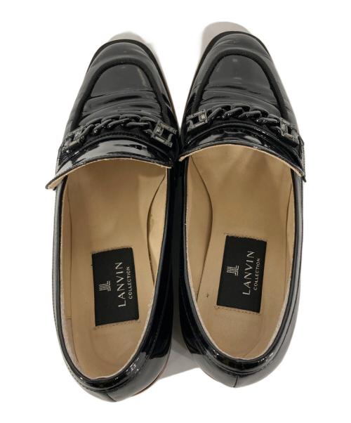 LANVIN COLLECTION（ランバンコレクション）LANVIN COLLECTION (ランバンコレクション) パテントローファー ブラック サイズ:22の古着・服飾アイテム