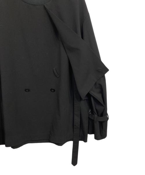 CULLNI（クルニ）CULLNI (クルニ) トレンチカットソー ブラック サイズ:1の古着・服飾アイテム