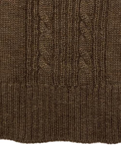 tricot COMME des GARCONS（トリココムデギャルソン）tricot COMME des GARCONS (トリココムデギャルソン) ケープポンチョニット ブラウン サイズ:記載無しの古着・服飾アイテム