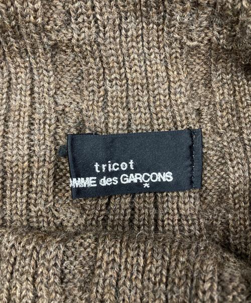 tricot COMME des GARCONS（トリココムデギャルソン）tricot COMME des GARCONS (トリココムデギャルソン) ケープポンチョニット ブラウン サイズ:記載無しの古着・服飾アイテム
