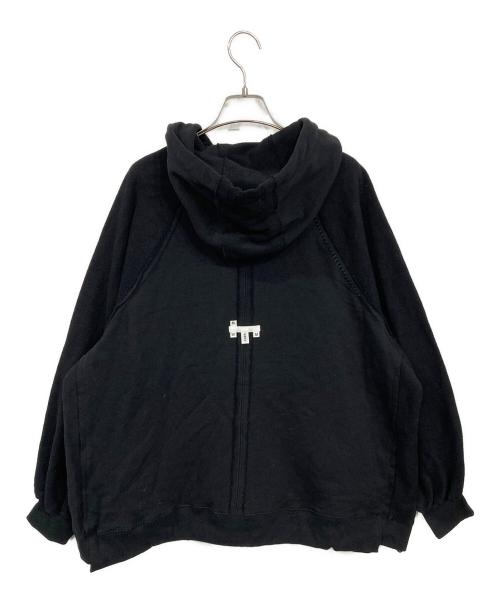 niko and（ニコアンド）niko and (ニコアンド) Misayoハギパーカー ブラック サイズ:F 未使用品の古着・服飾アイテム