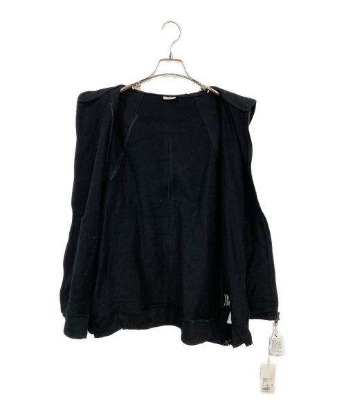 niko and（ニコアンド）niko and (ニコアンド) Misayoハギパーカー ブラック サイズ:F 未使用品の古着・服飾アイテム