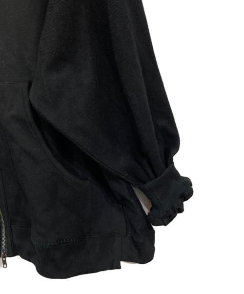 niko and（ニコアンド）niko and (ニコアンド) Misayoハギパーカー ブラック サイズ:F 未使用品の古着・服飾アイテム