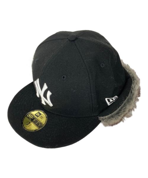 New Era（ニューエラ）New Era (ニューエラ) ファー付キャップ ブラック サイズ:7 1/2の古着・服飾アイテム