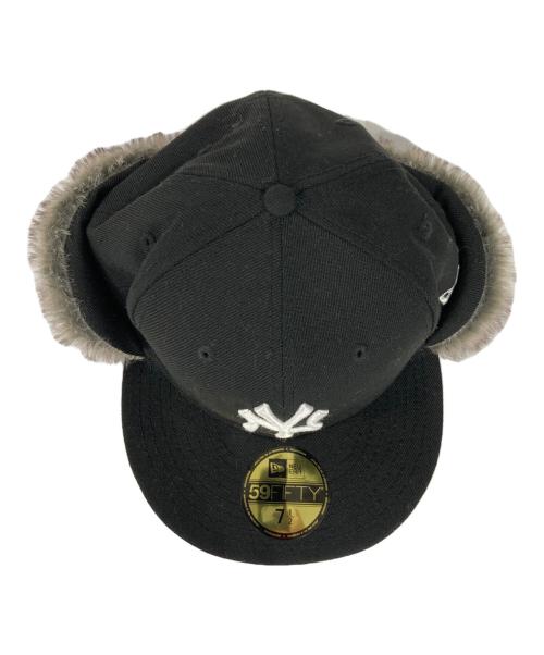 New Era（ニューエラ）New Era (ニューエラ) ファー付キャップ ブラック サイズ:7 1/2の古着・服飾アイテム