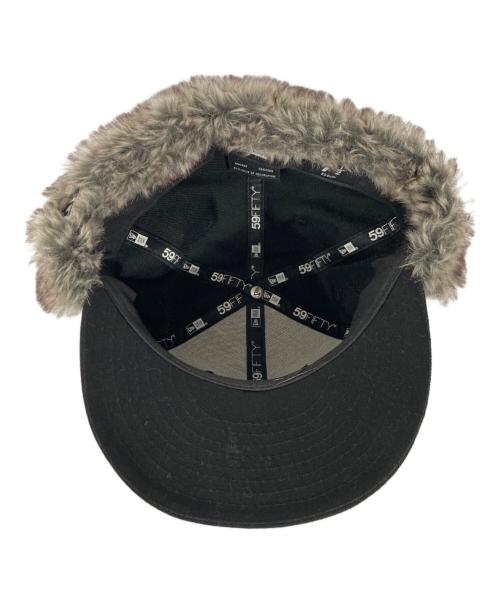 New Era（ニューエラ）New Era (ニューエラ) ファー付キャップ ブラック サイズ:7 1/2の古着・服飾アイテム