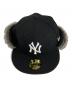 New Era (ニューエラ) ファー付キャップ ブラック サイズ:7 1/2：5000円