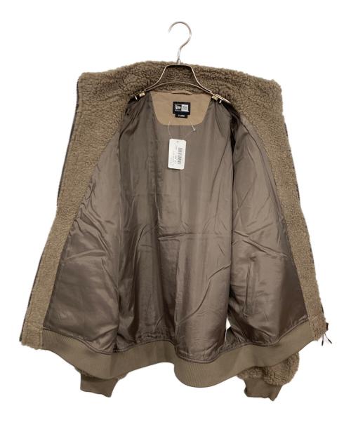 New Era（ニューエラ）New Era (ニューエラ) ボアブルゾン モカ ブラウン サイズ:XL 未使用品の古着・服飾アイテム