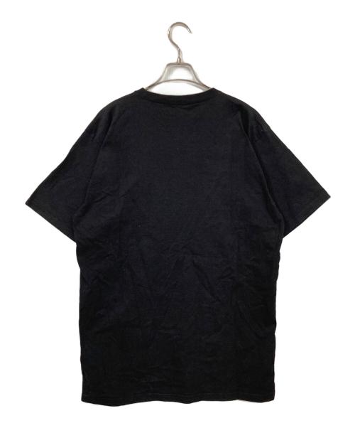 stussy（ステューシー）stussy (ステューシー) ロゴ刺繍Tシャツ ブラック サイズ:XLの古着・服飾アイテム