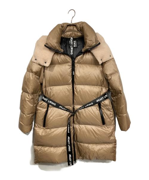 MONTEREEGI（モンテレッジ・ポイント）MONTEREEGI (モンテレッジ・ポイント) ダウンコート ベージュ サイズ:Mの古着・服飾アイテム