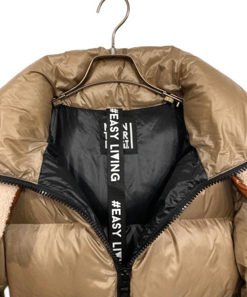 MONTEREEGI（モンテレッジ・ポイント）MONTEREEGI (モンテレッジ・ポイント) ダウンコート ベージュ サイズ:Mの古着・服飾アイテム