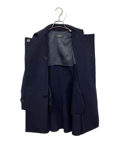 WEEKEND Max Mara（ウィークエンド マックスマーラ）Weekend Max Mara (ウィークエンド マックスマーラ) ダブルハーフコート ネイビー サイズ:Mの古着・服飾アイテム