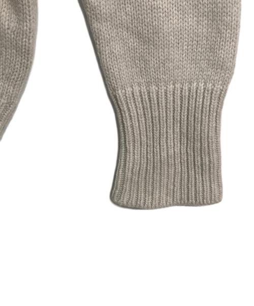 GALERIE VIE（ギャルリーヴィー）GALERIE VIE (ギャルリーヴィー) ファインウール クルーネックプルオーバー ベージュ サイズ:Mの古着・服飾アイテム