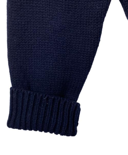 GALERIE VIE（ギャルリーヴィー）GALERIE VIE (ギャルリーヴィー) ファインウール クルーネックプルオーバー ネイビー サイズ:Sの古着・服飾アイテム