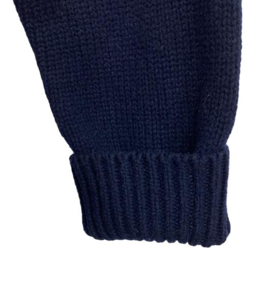 GALERIE VIE（ギャルリーヴィー）GALERIE VIE (ギャルリーヴィー) ファインウール クルーネックプルオーバー ネイビー サイズ:Sの古着・服飾アイテム