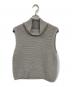 GALERIE VIE（ギャルリーヴィー）の古着「コットンスピンテープ オフネックベスト」｜グレー