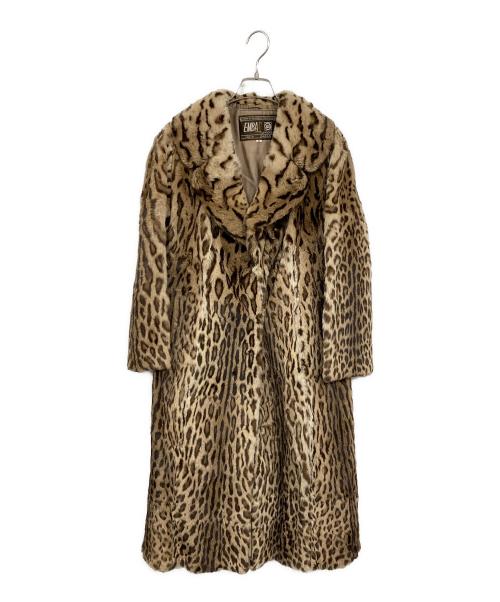 EMBA（エンバ）EMBA (エンバ) 毛皮ロングコート ベージュ サイズ:Mの古着・服飾アイテム