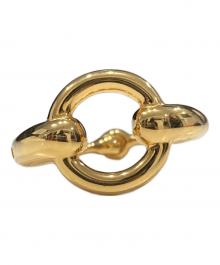 HERMES（エルメス）の古着「スカーフリング」｜ゴールド