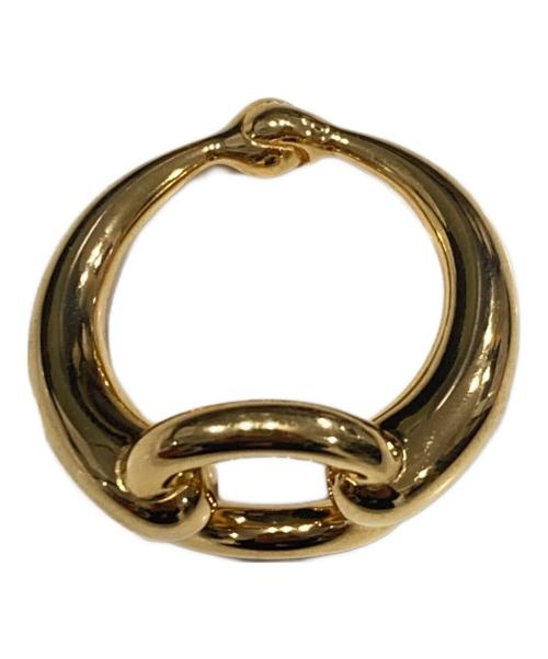 HERMES（エルメス）HERMES (エルメス) スカーフリング ゴールド サイズ:表記無しの古着・服飾アイテム