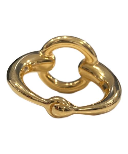 HERMES（エルメス）HERMES (エルメス) スカーフリング ゴールド サイズ:表記無しの古着・服飾アイテム