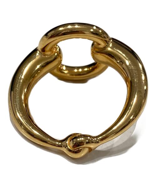 HERMES（エルメス）HERMES (エルメス) スカーフリング ゴールド サイズ:表記無しの古着・服飾アイテム