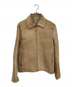 RYUICHIRO SHIMAZAKI hommeリュウイチロウシマザキ オム）の古着「ハラコジャケット」｜ベージュ