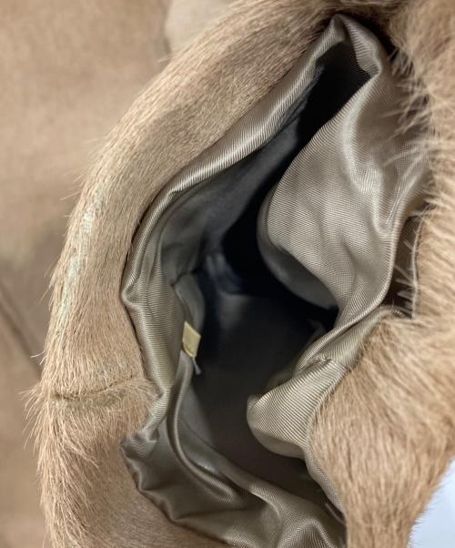 RYUICHIRO SHIMAZAKI homme（リュウイチロウシマザキ オム）RYUICHIRO SHIMAZAKI homme (リュウイチロウシマザキ オム) ハラコジャケット ベージュ サイズ:表記無しの古着・服飾アイテム