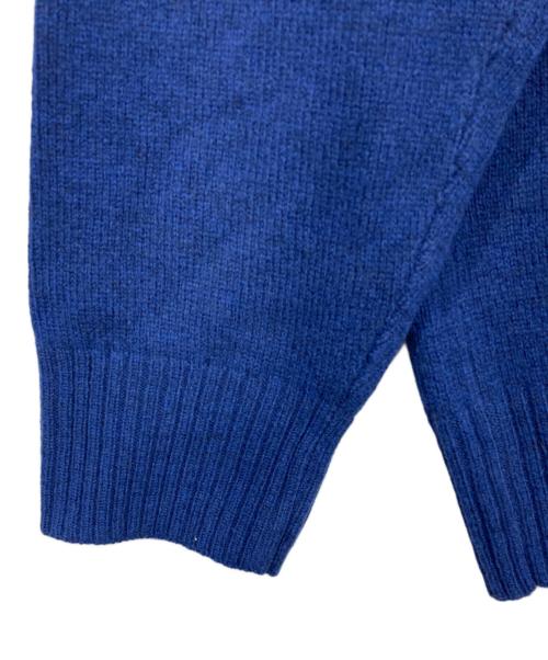TOMORROW LAND（トゥモローランド）TOMORROW LAND (トゥモローランド) エクストラファインメリノウール タートルネックニット ブルー サイズ:Sの古着・服飾アイテム