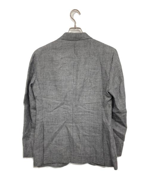 EDIFICE（エディフィス）EDIFICE (エディフィス) リネンウールテーラードジャケット グレー サイズ:46の古着・服飾アイテム