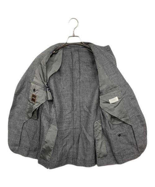 EDIFICE（エディフィス）EDIFICE (エディフィス) リネンウールテーラードジャケット グレー サイズ:46の古着・服飾アイテム