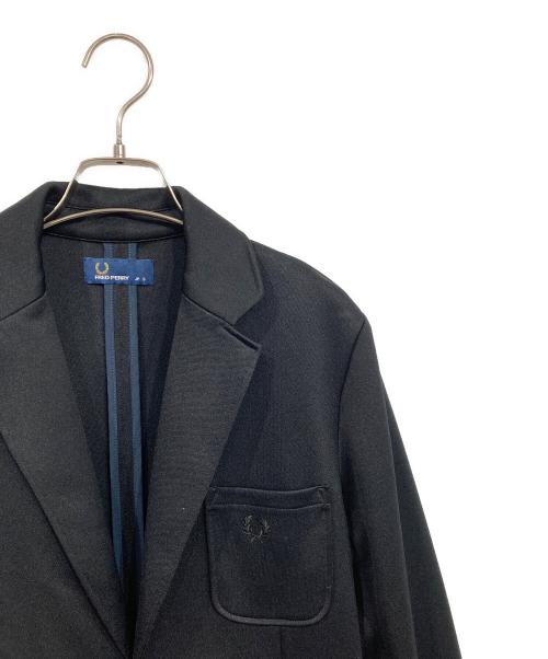 FRED PERRY（フレッドペリー）FRED PERRY (フレッドペリー) テーラードジャケット ブラック サイズ:SIZE Sの古着・服飾アイテム