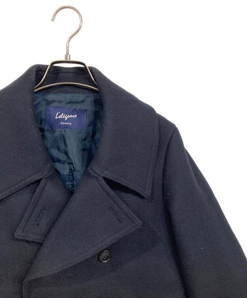 L'elegance EDIFICE（レレガンス エディフェイス）L'elegance EDIFICE (レレガンス エディフェイス) Pコート ネイビー サイズ:SIZE 44の古着・服飾アイテム
