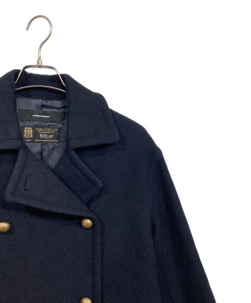 JOURNAL STANDARD（ジャーナルスタンダード）JOURNAL STANDARD (ジャーナルスタンダード) MANTECOダブルクロスPコート ネイビー サイズ:SIZE 38の古着・服飾アイテム