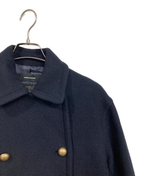 JOURNAL STANDARD（ジャーナルスタンダード）JOURNAL STANDARD (ジャーナルスタンダード) MANTECOダブルクロスPコート ネイビー サイズ:SIZE 38の古着・服飾アイテム
