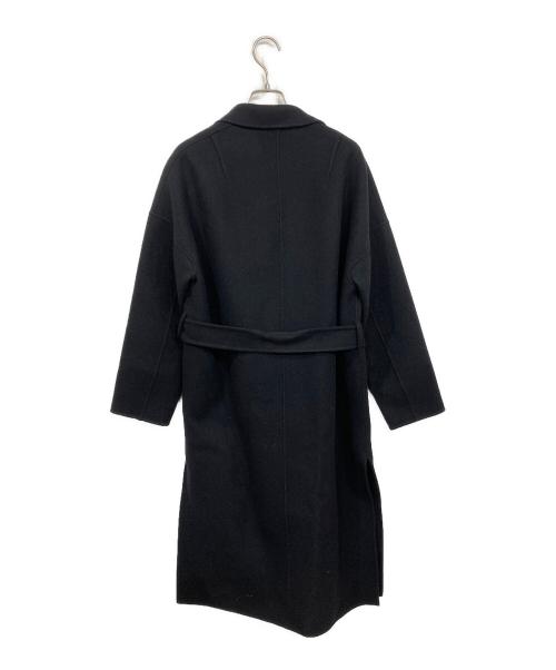 STUNNING LURE（スタニングルアー）STUNNING LURE (スタニングルアー) ベルト付きウールリバーコート ブラック サイズ:SIZE 1の古着・服飾アイテム