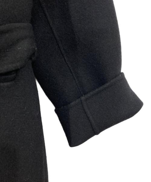 STUNNING LURE（スタニングルアー）STUNNING LURE (スタニングルアー) ベルト付きウールリバーコート ブラック サイズ:SIZE 1の古着・服飾アイテム