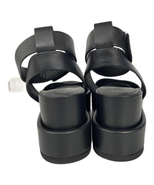 JVAM（ジェイヴィーエーエム）JVAM (ジェイヴィーエーエム) アンクルストラップサンダル ブラック サイズ:38の古着・服飾アイテム