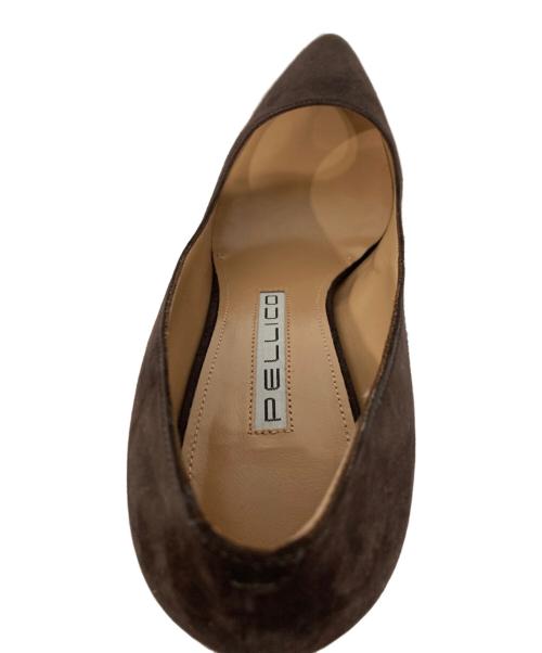 PELLICO（ペリーコ）PELLICO (ペリーコ) スウェードパンプス ブラウン サイズ:37の古着・服飾アイテム