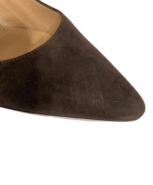PELLICO（ペリーコ）PELLICO (ペリーコ) スウェードパンプス ブラウン サイズ:37の古着・服飾アイテム