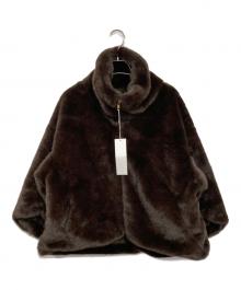 SHENERY（シーナリー）の古着「ファージャケット」｜ブラウン