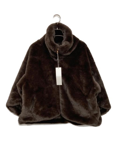 SHENERY（シーナリー）SHENERY (シーナリー) ファージャケット ブラウン サイズ:F 未使用品の古着・服飾アイテム