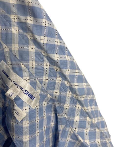 COMME des GARCONS SHIRT（コムデギャルソンシャツ）COMME des GARCONS SHIRT (コムデギャルソンシャツ) ドビーシャツ ブルー サイズ:SIZE Sの古着・服飾アイテム
