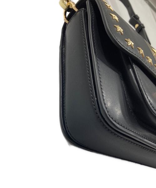 MICHAEL KORS（マイケル・コース）MICHAEL KORS (マイケル・コース) スタースタッズショルダーバッグ ブラックの古着・服飾アイテム