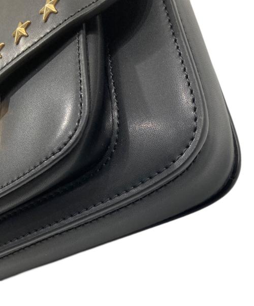 MICHAEL KORS（マイケル・コース）MICHAEL KORS (マイケル・コース) スタースタッズショルダーバッグ ブラックの古着・服飾アイテム