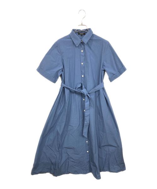 UNTITLED（アンタイトル）UNTITLED (アンタイトル) ロングシャツワンピース ブルー サイズ:SIZE 2の古着・服飾アイテム