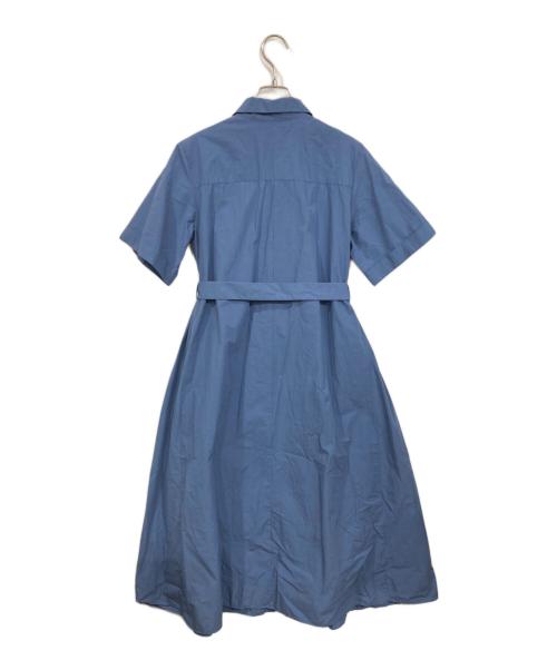 UNTITLED（アンタイトル）UNTITLED (アンタイトル) ロングシャツワンピース ブルー サイズ:SIZE 2の古着・服飾アイテム