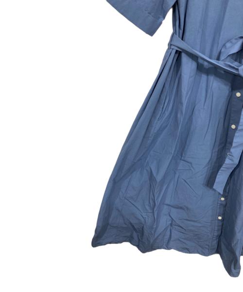 UNTITLED（アンタイトル）UNTITLED (アンタイトル) ロングシャツワンピース ブルー サイズ:SIZE 2の古着・服飾アイテム