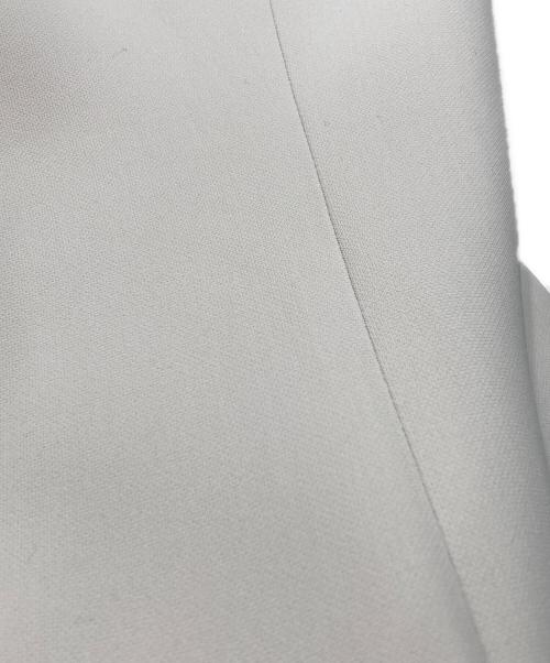 KUMIKYOKU（クミキョク）KUMIKYOKU (クミキョク) コンフォートダブルドレープ ノーカラージャケット ベージュ サイズ:SIZE 2の古着・服飾アイテム