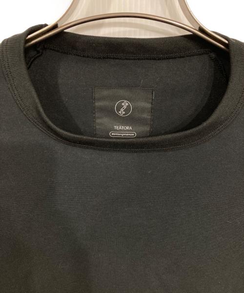 teatora（テアトラ）teatora (テアトラ) MOTION STRUCTURE CARTRIDGE SWEATER MS/モーション ストラクチャー カートリッジ セーター エムエス ブラック サイズ:2の古着・服飾アイテム